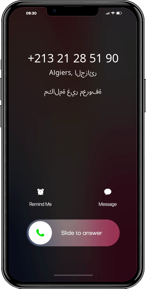 الذي اتصل +21321285190, 021285190