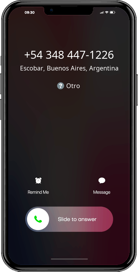 Quien llamó +543484471226, 03484471226