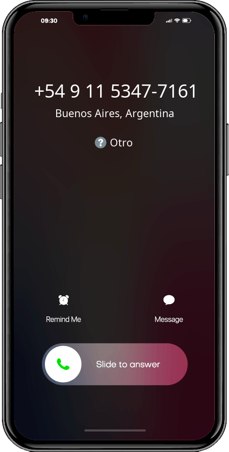 Quien llamó +5491153477161, 0111553477161