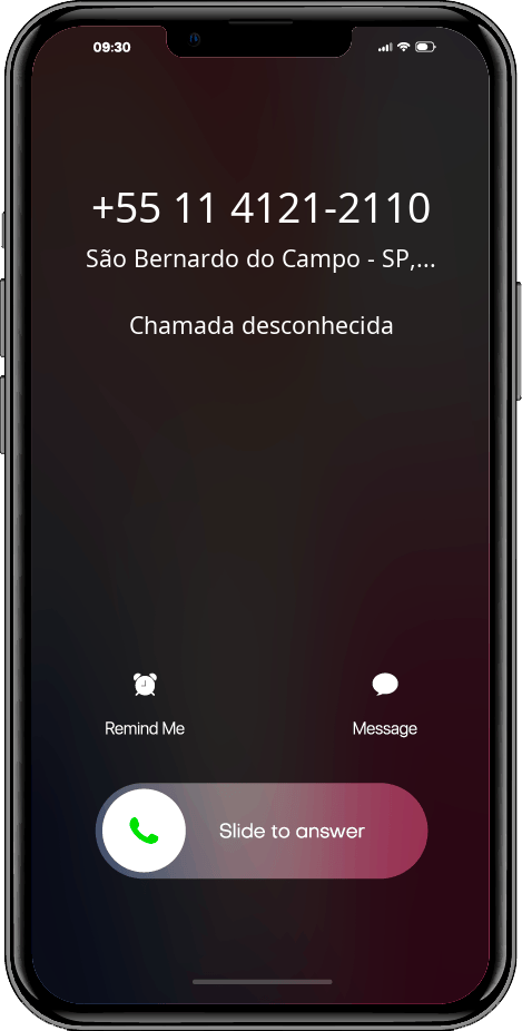 Quem chamou +551141212110, 1141212110