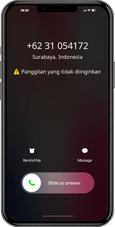 Siapa yang memanggil +6231054172, 031054172