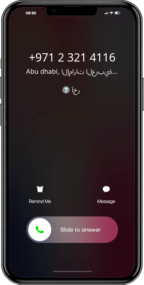 الذي اتصل +97123214116, 023214116