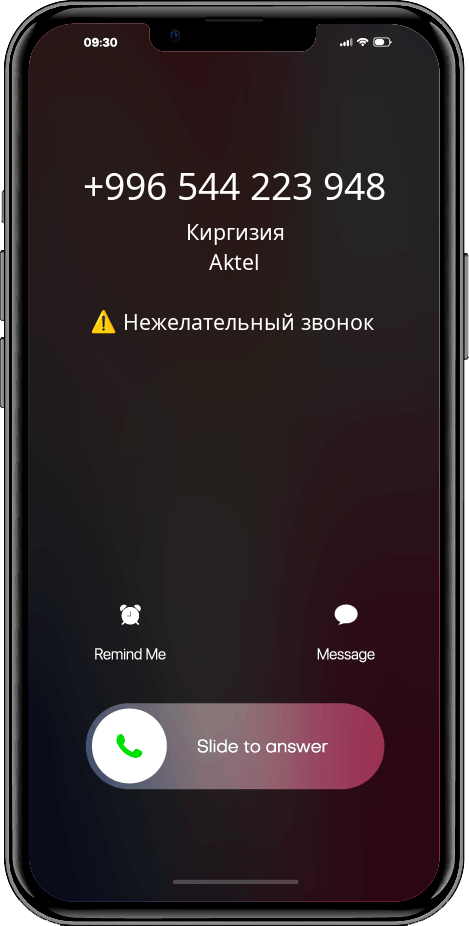 Кто звонил +996544223948, 0544223948